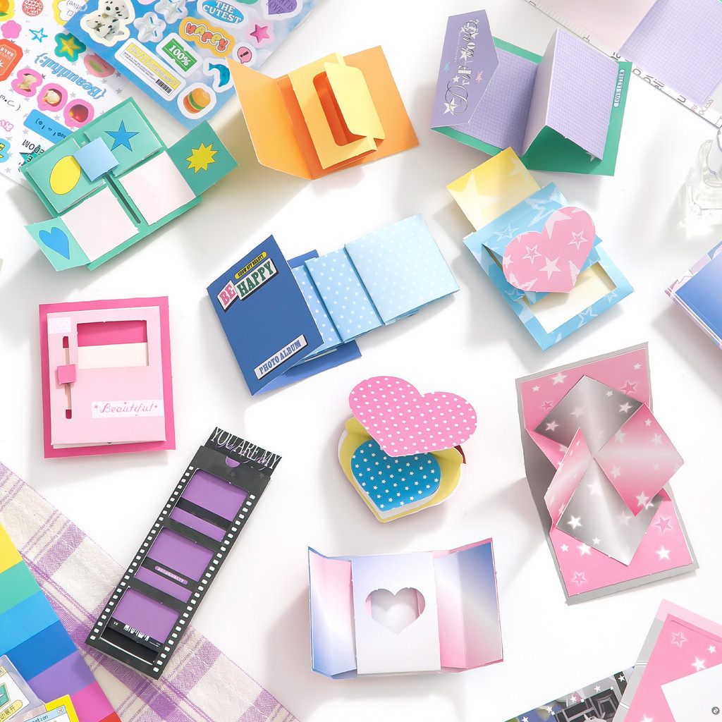 15 ชิ้นสมุดภาพชุด Junk Journal Scrapbooking อุปกรณ์ Creative Journaling ...