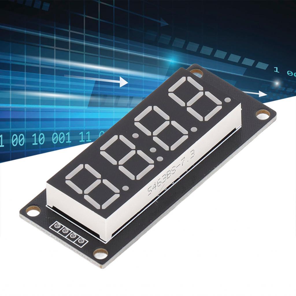 4 Digit 7 Segment หลอดดิจิตอล 5V มัลติฟังก์ชั่นเชื่อมต่อจอแสดงผล LED ...