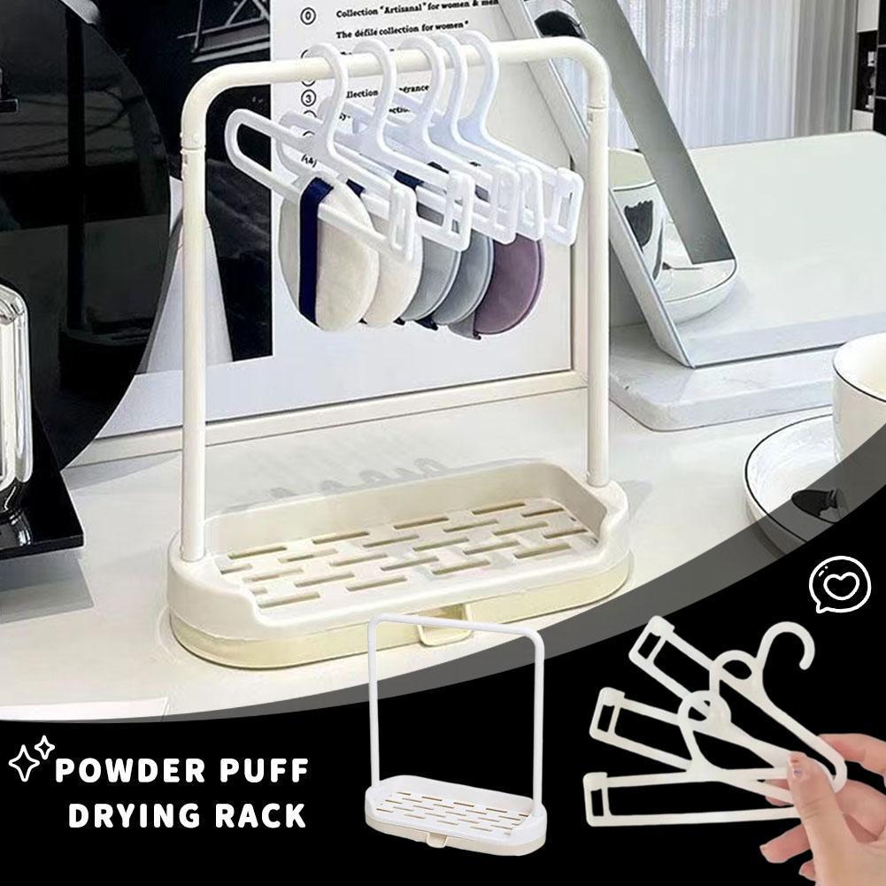 เครื่องมือแต่งหน้า Puff Drying Rack ฟองน้ําความงามเครื่องสําอาง Travel ...