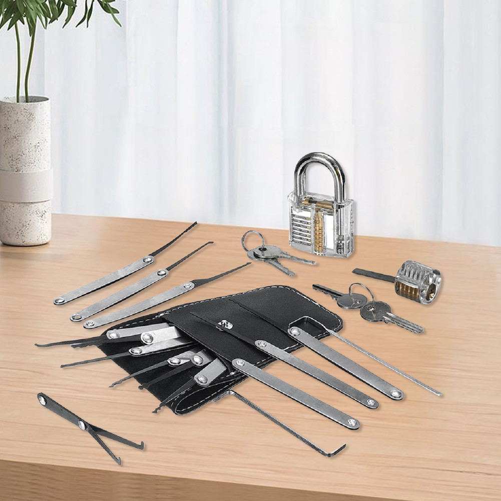 ปลดล็อค LockPractice Lock Pick Set Key Extractor Padlock Lockpick Tool ...