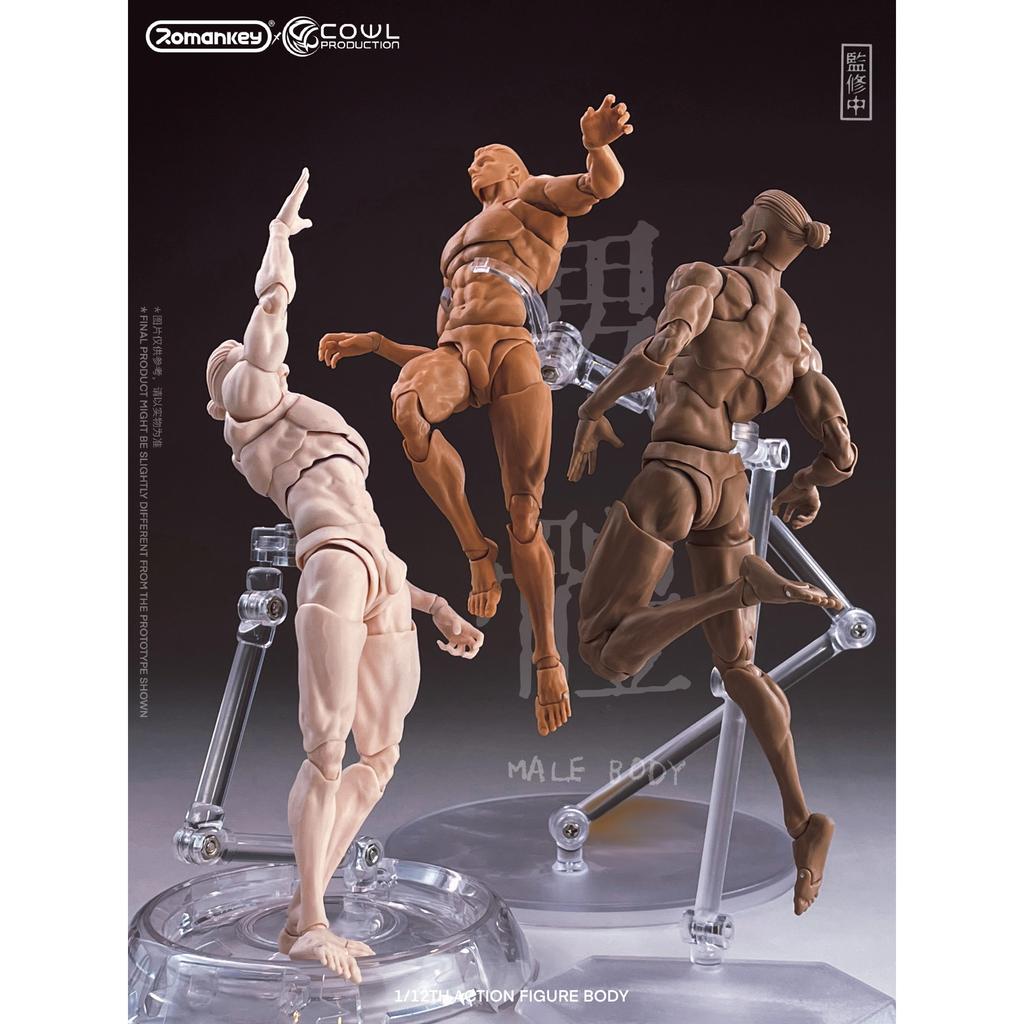 Romankey X COWL 1/12 Super Movable Soldier Joint Male Body | Shopee ...