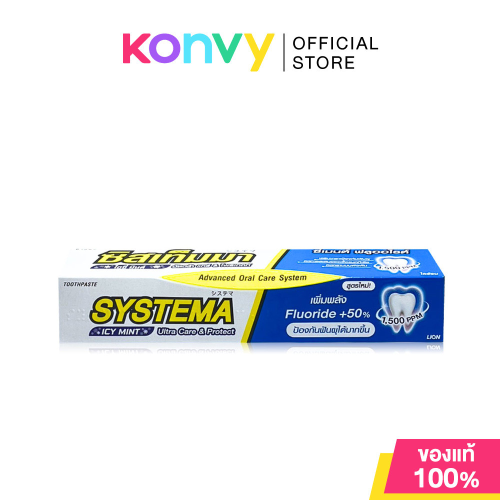 Systema Toothpaste Icy Mint 140g ซิสเท็มมา ยาสีฟัน กลิ่นไอซี่ มินต์ ...