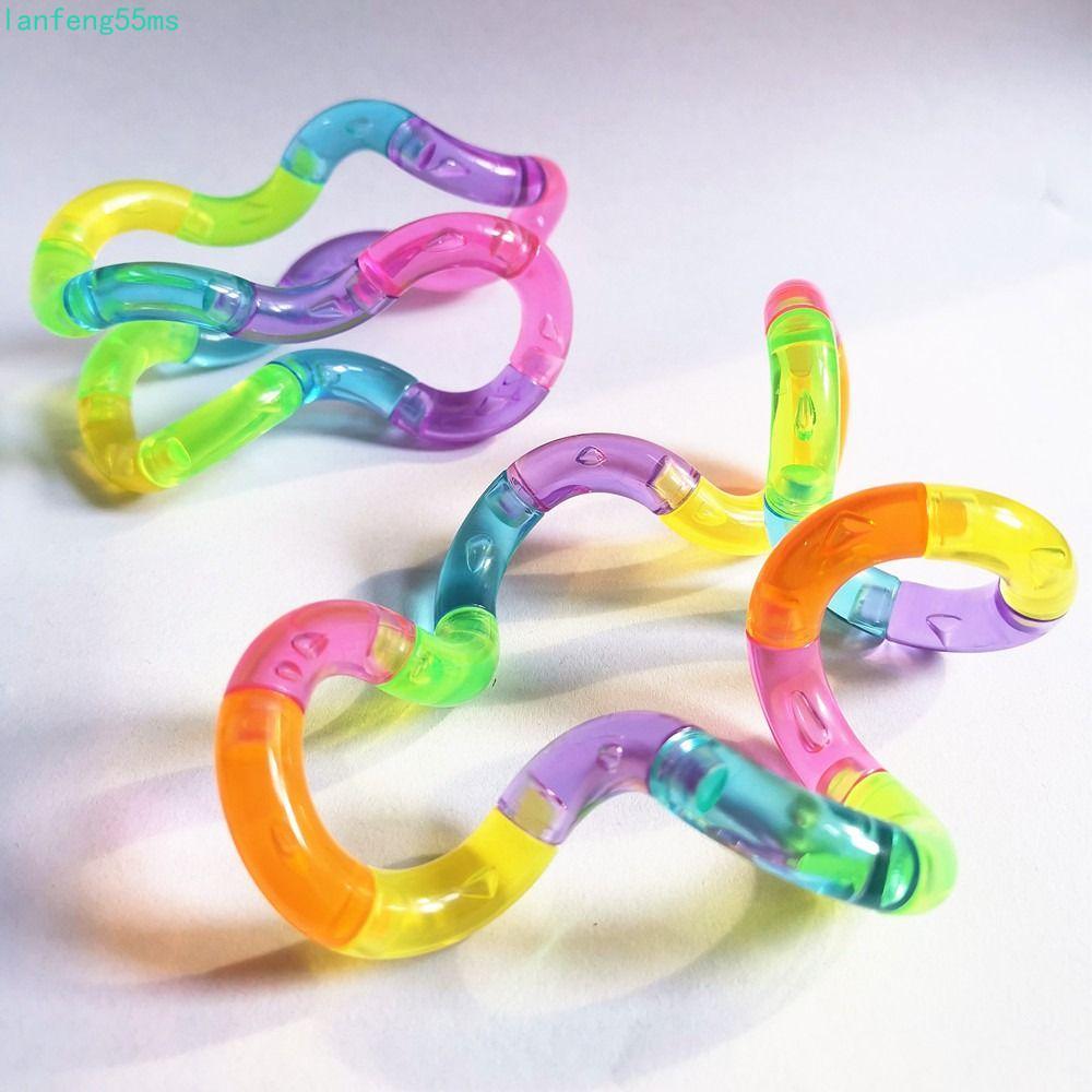 LANFENG Twisted Rope Fidget, Winding Leisure การศึกษา Twisted แหวน ...