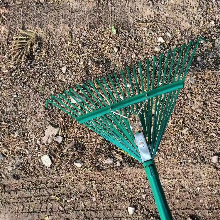 Grass Rake Steel Wire Large Rake Leaf Sweeping Rake Magic Tool | Shopee ...