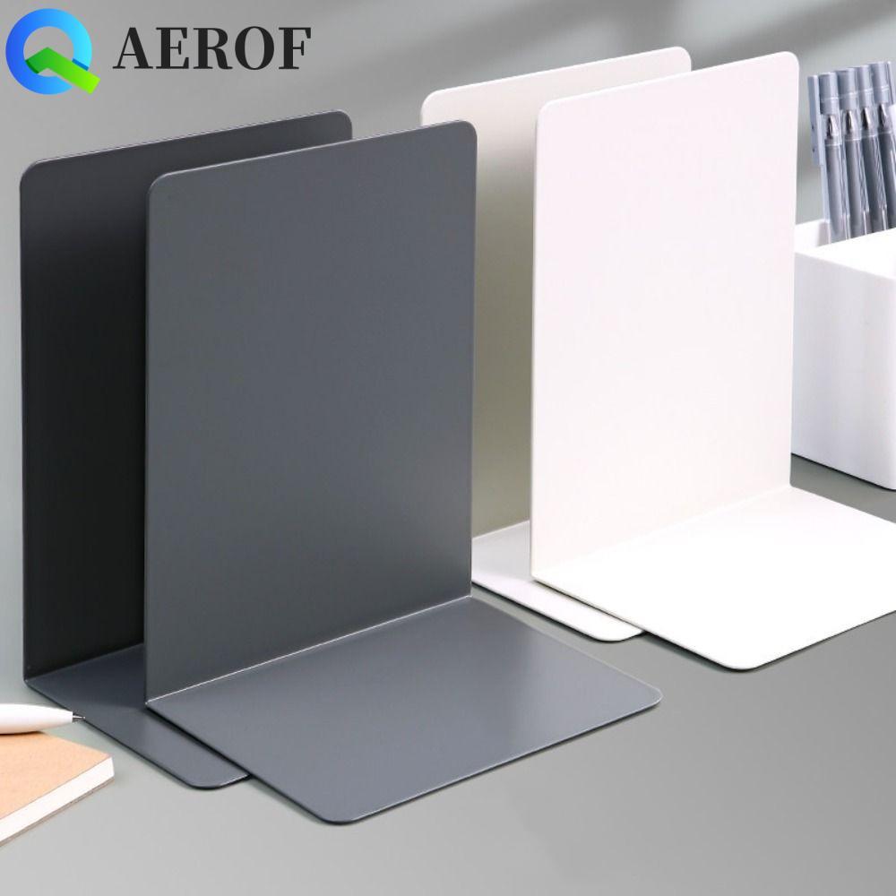 AEROF โต๊ะ Bookends, ที่วางหนังสือแสดงที่ทนทาน, ที่วางหนังสือ Simple ...