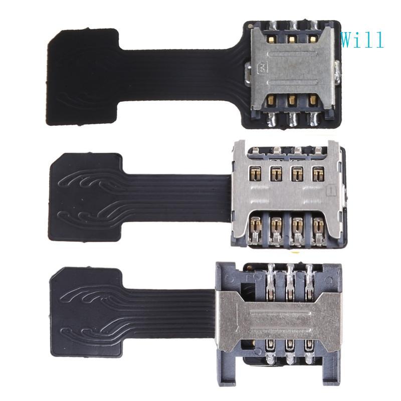 จะ TF Card Adapter Extender สําหรับ Nano Micro SIM สแตนด์บาย Flex Cable ...