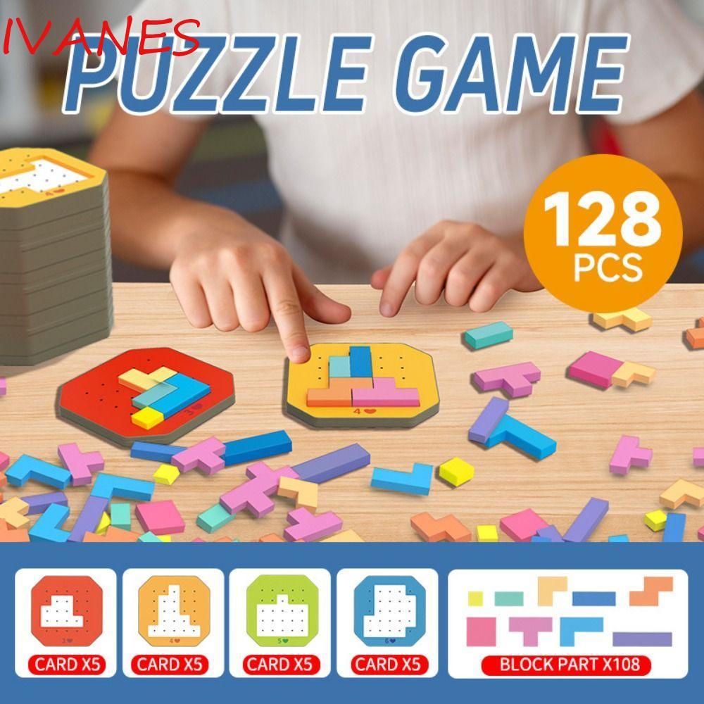 IVANES Quick-fix Tangram Jigsaw Puzzle Game, Logical Thinking Game Two ...