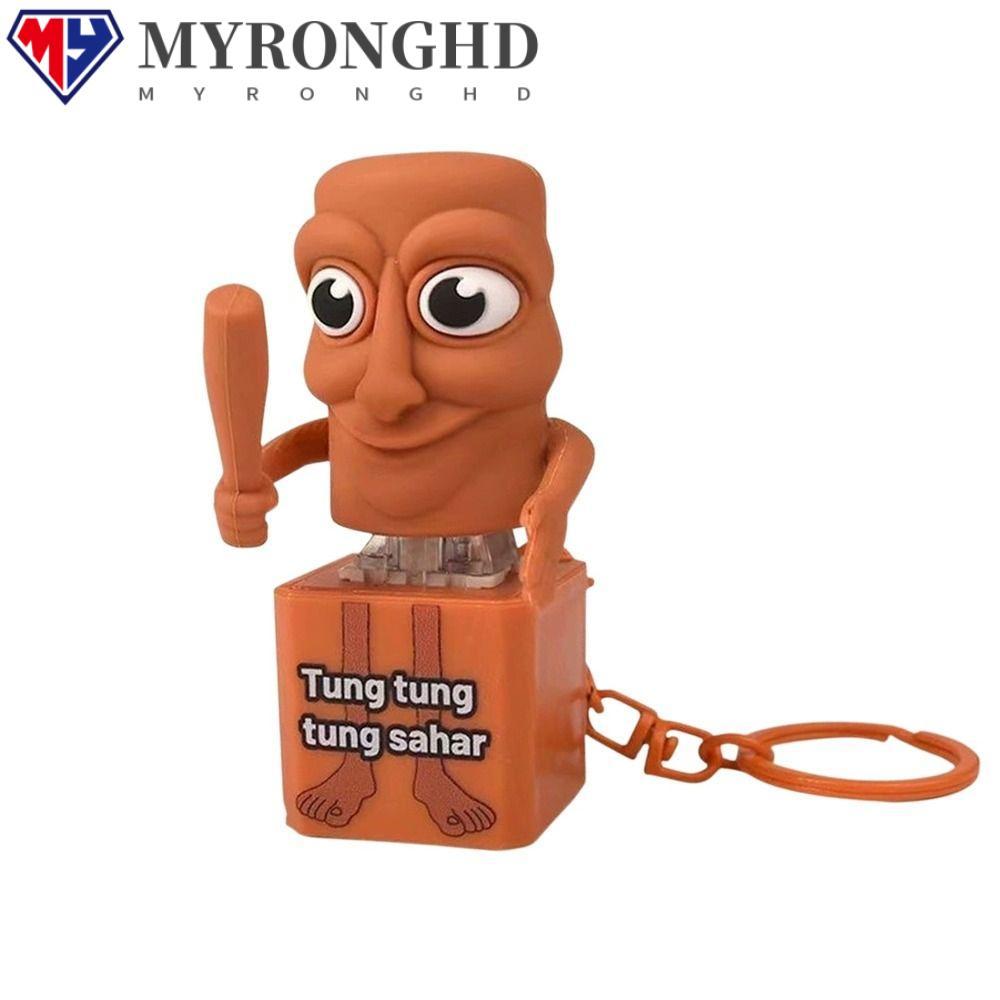 MYRONGHD ไม้ Stick Man ปุ่มพวงกุญแจ,อะนิเมะอุปกรณ์ต่อพ่วงตกแต่ง Sigma ...