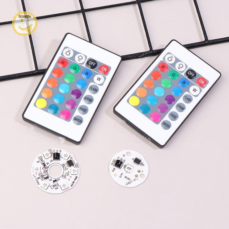 ScoutJie DC5V แรงดันไฟฟ้าต่ํา LED RGB Light Board 16 สีสีสันGradientรอบ ...