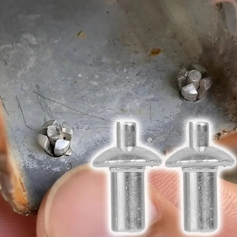 10/20 ชิ้นเกรดอุตสาหกรรม All-Aluminum Core Rivets High-Strength Steel ...