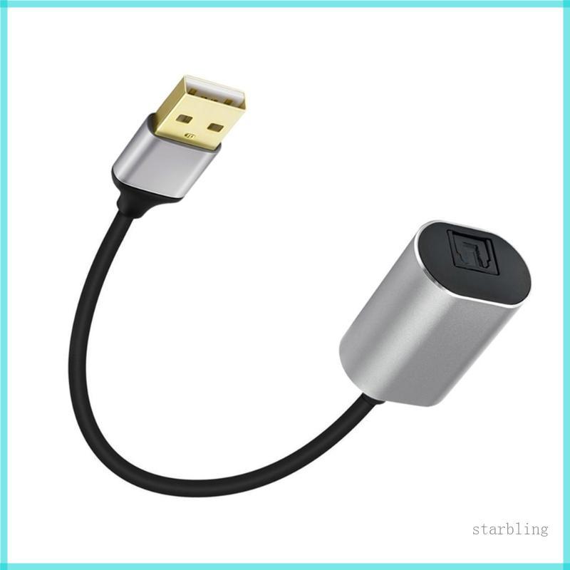 อะแดปเตอร์ Star USB A เป็นเสียง USB A ถึง SPDIF ขั้วต่อตัวแปลงดิจิตอล ...