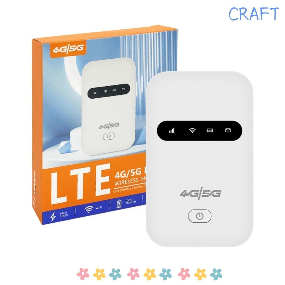 CRAFT เราเตอร์ 4G LTE, Pocket 300Mbps Mobile WiFi Router, Portable with ...