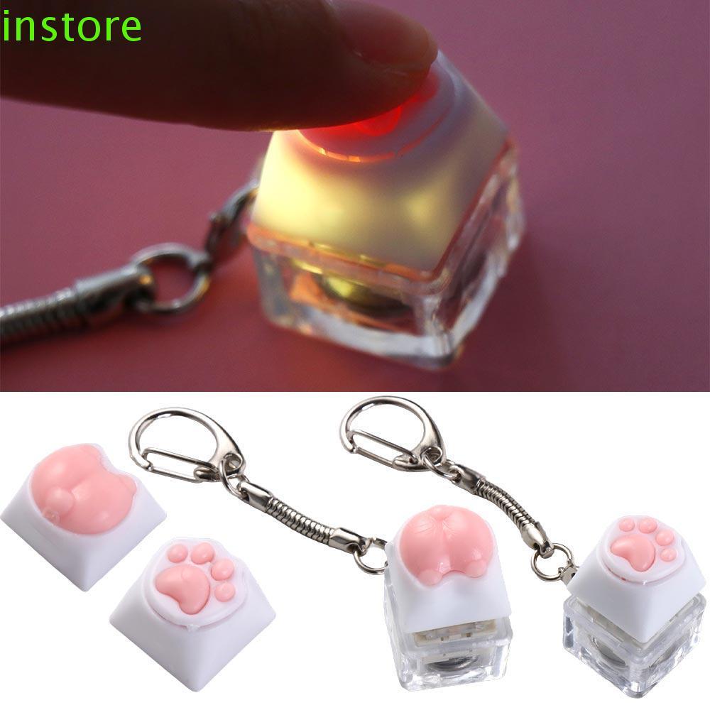 INSTORE Cat Paws Corgi Buttock Keycap, Cat Paws Corgi Buttock LED สี ...