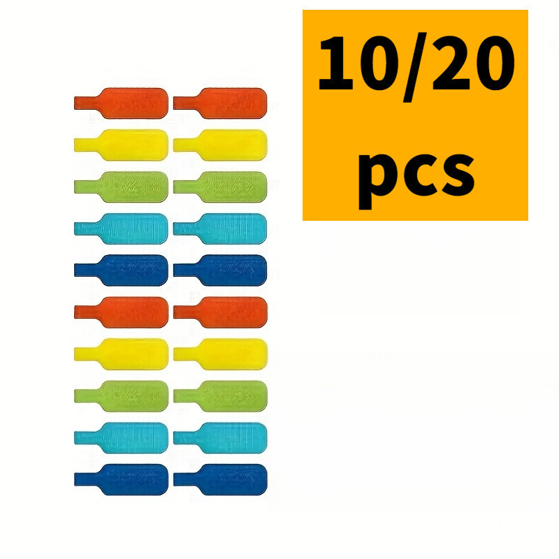 เอ็มแอนด์เค | 10/20 ชิ้น Universal Wire Classification Label Velcro ...