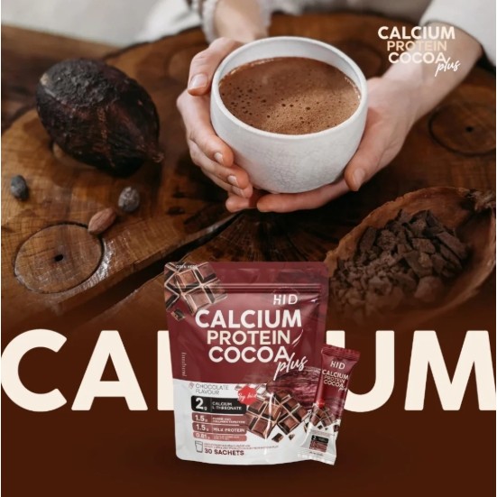 [ของแท้ ส่งไว] HiD Calcium Protein Cocoa Plus ไฮดี แคลเซียม โปรตีน รส ...