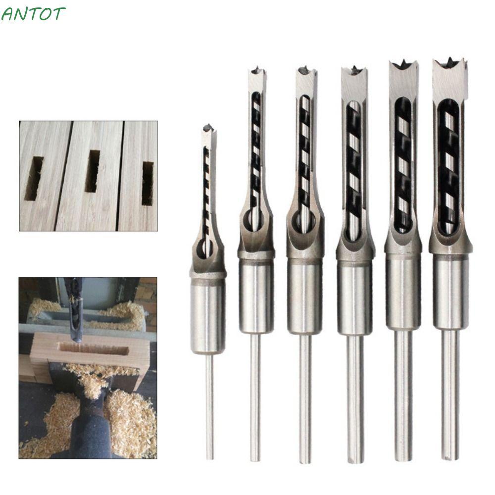ANTOT Mortise ดอกสว่าน, HSS Construction Square Hole Mortise Chisel Bit ...
