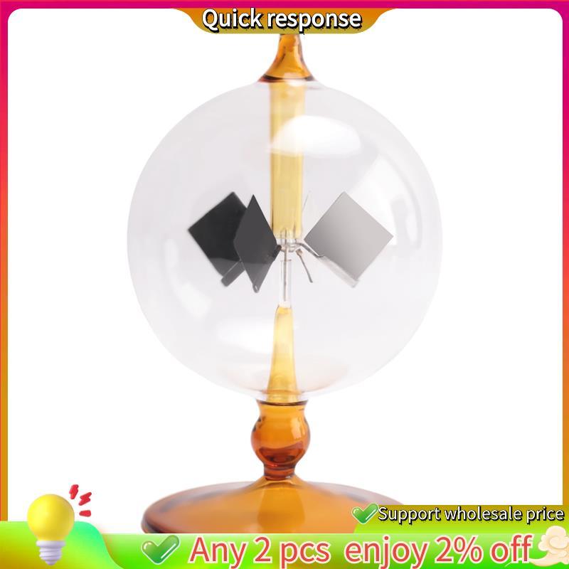 Radiometer Crookes พัดลมแสงอาทิตย์ ของขวัญสำหรับการตกแต่งโต๊ะที่สวยงาม ...