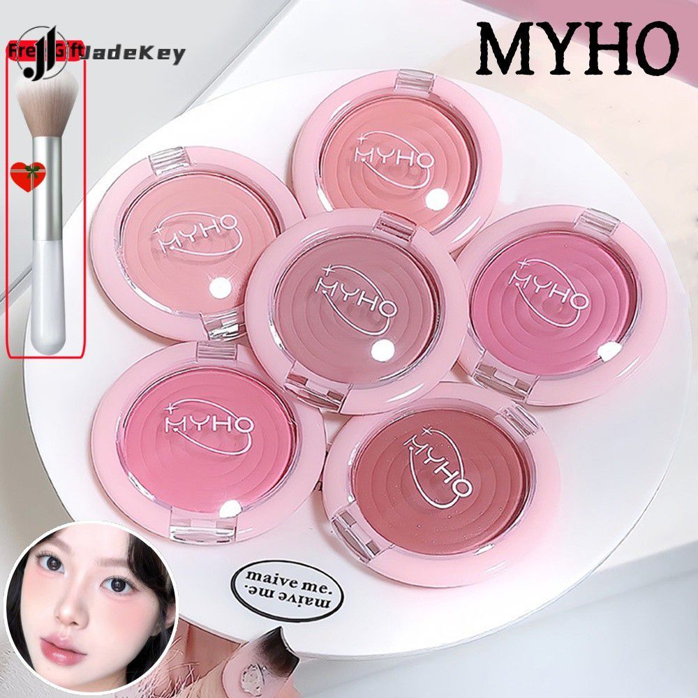 【มีสินค้า】 [ของขวัญ] MYHO Blush Natural Matte Low Saturation Blush ...