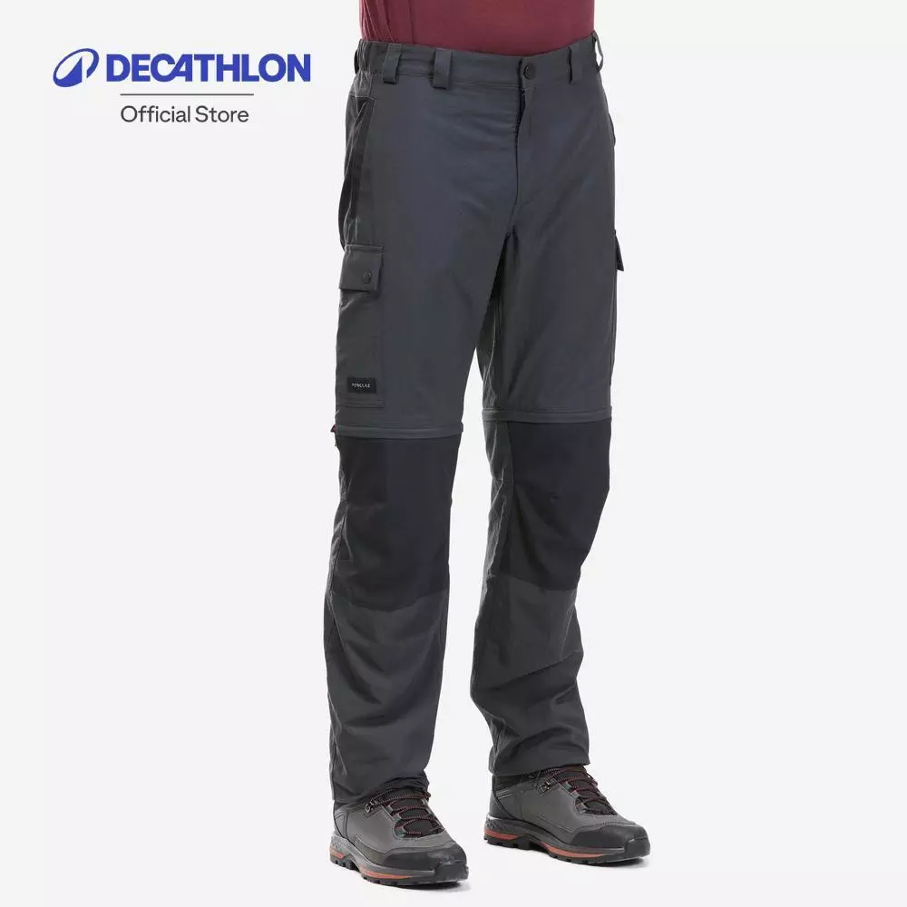 Trekking Durable 2-In-1 Zip-Off Trousers Mt100