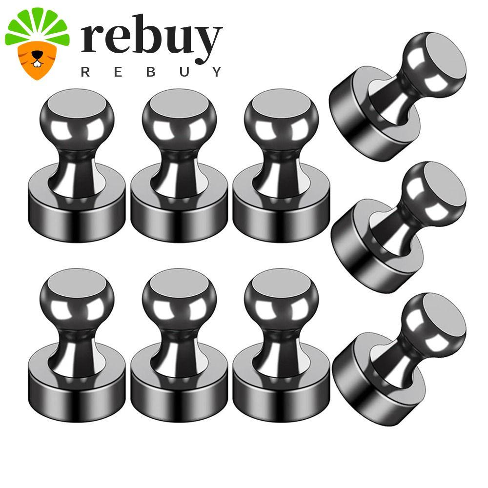 REBUY 10 ชิ้นแม่เหล็ก Push Pins, Crack Resistance ไวท์บอร์ดแม่เหล็กทรง ...