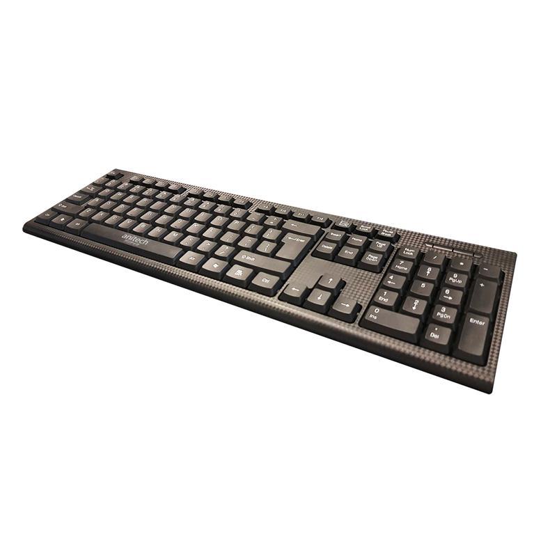 ANITECH คีย์บอร์ด รุ่น P202 สีดำ | Shopee Thailand