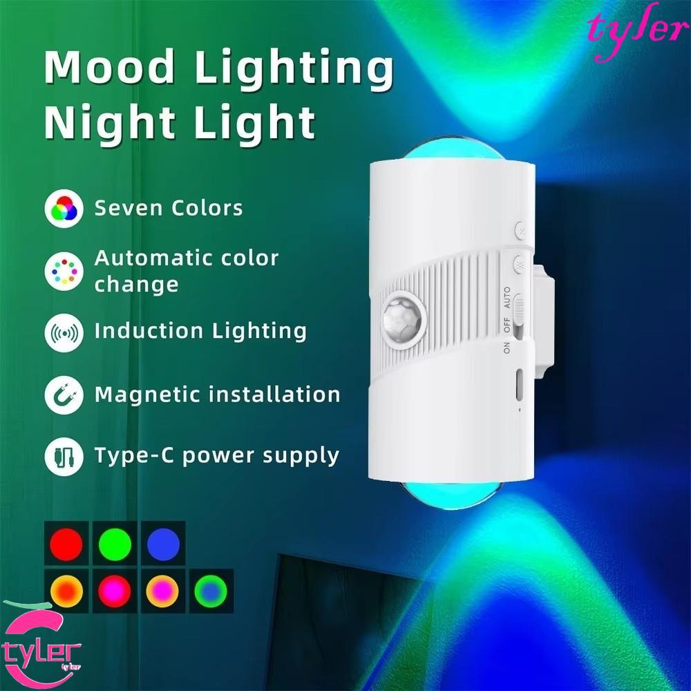 TYLER โคมไฟติดผนัง LED, Human Body Induction แม่เหล็กติดตั้ง Motion ...