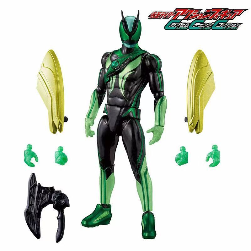 Bandai Kamen Rider Zeztz ZZZ Zez สีเขียวรูปแบบ Fine Super Action Figure ...