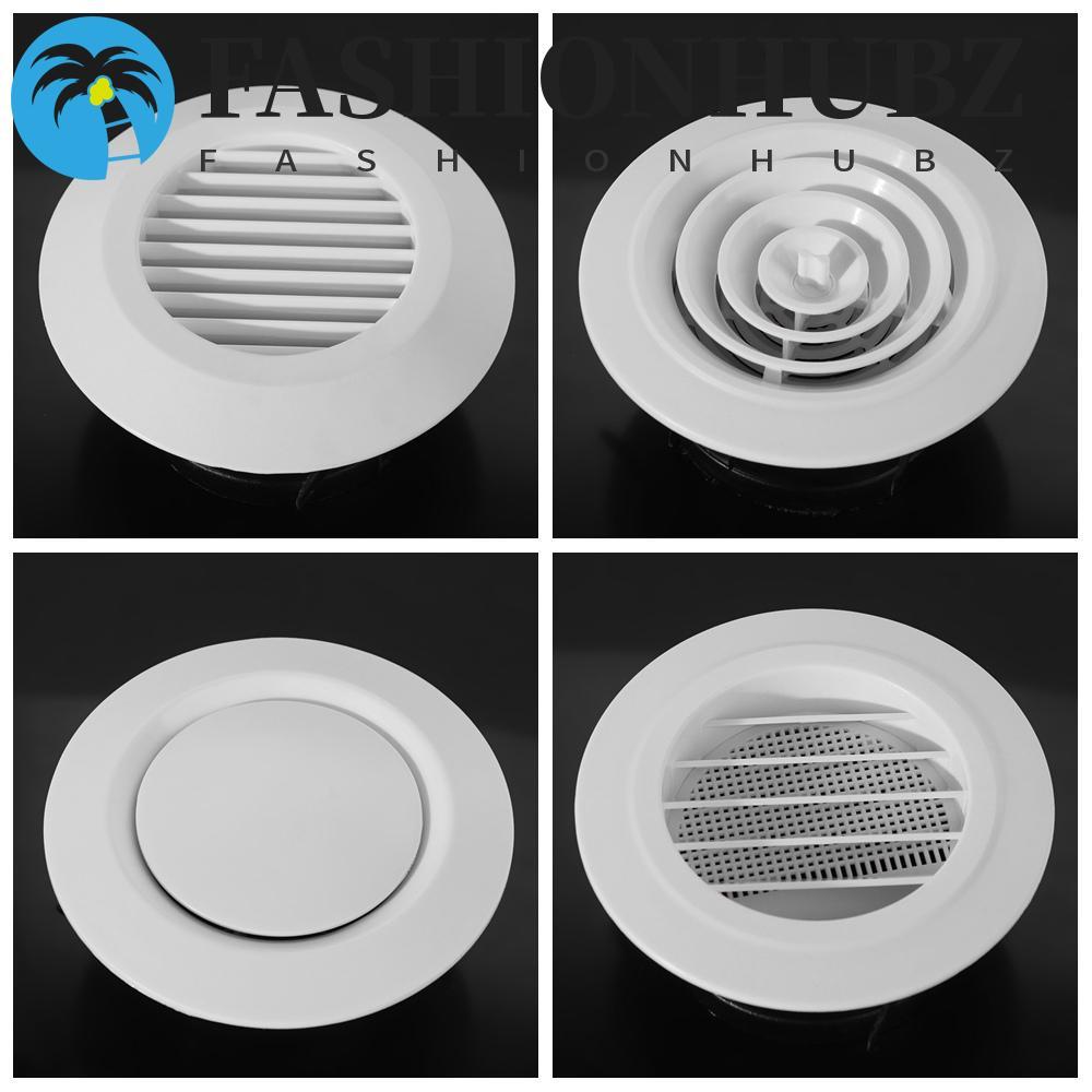 FASHIONHUBZ Air Vent Extract Valve Grille, 75-200 มม.พลาสติกรอบ Air ...