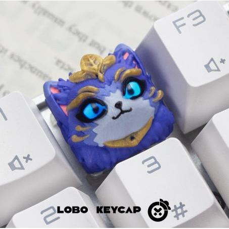 Lobo Yuumi League of Legends Theme Artisan Keycaps ปุ่มกดเรซิน | Shopee ...