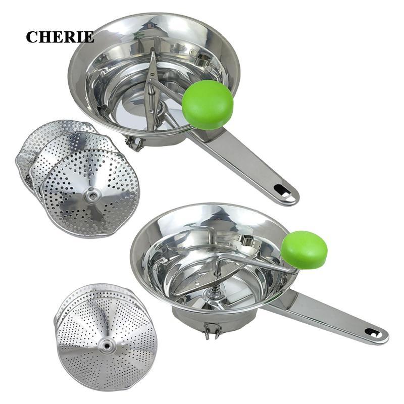 [Chery] Potato Ricer สแตนเลสโรงงานอาหารด้วยตนเอง Ergonomic Rotary ...