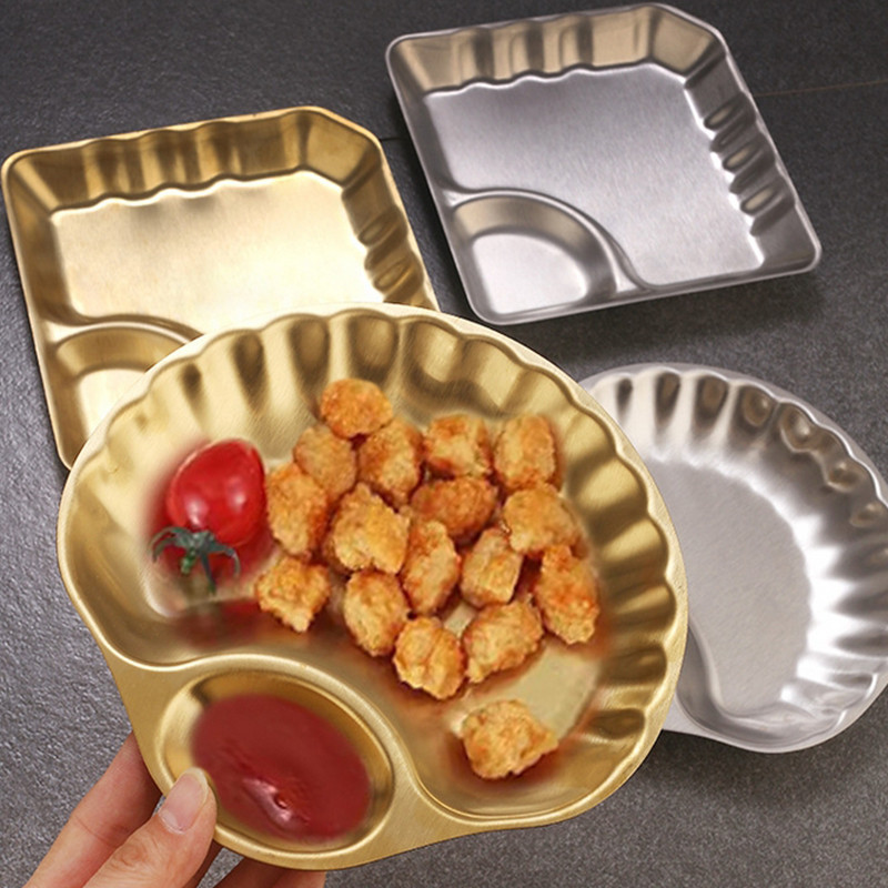 Tweet ฝรั่งเศส Retro Shell Shape สแตนเลส French Fries ไก่ทอดขนมขบเคี้ยว ...
