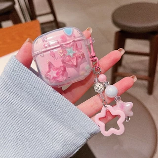 โปรโมชั่น Flash Sale : แฟชั่นCase สําหรับ Huawei FreeClip 2 หูฟังโปร่งใส Multi-Design พร้อม Charms น่ารัก Soft & Shock-Resistant