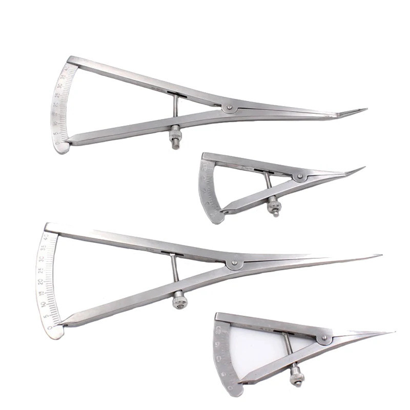 Dentistry Gauge Caliper Medical Surgical Curved Straight Head Stainless ...
