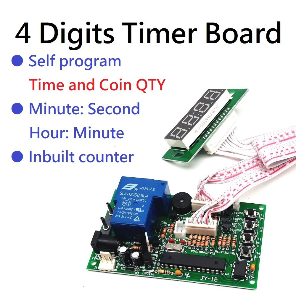 JY-15B Power Timer Controller Board core ใช้สําหรับผู้รับเหรียญ ...