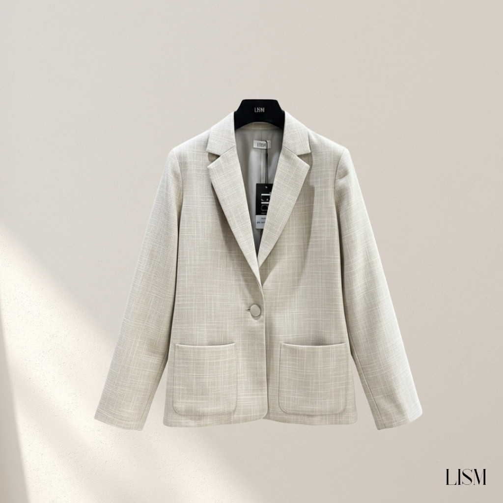 Lism S-014 Elite Single-Button Blazer เบลเซอร์ | Shopee Thailand