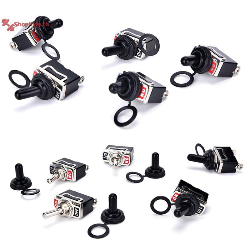 Shopifyle SPST 2Pin Heavy Duty 20A 125V ON/OFF Rocker Toggle Switch กัน ...