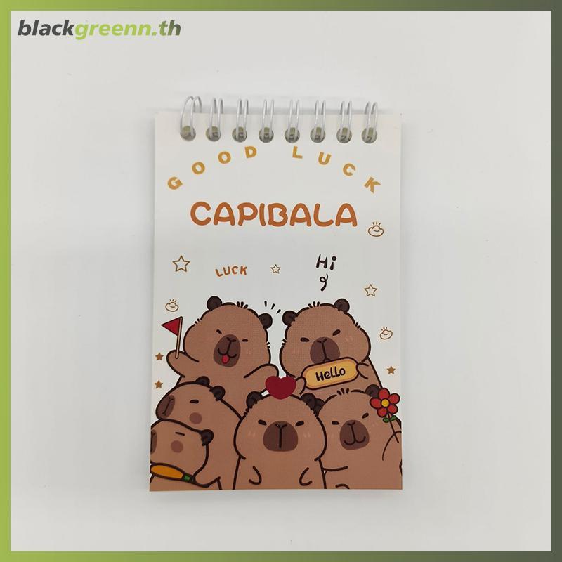 BREE การ์ตูน Capybara Coil Notebook นักเรียนน่ารัก Mini Notepad แบบพกพา ...