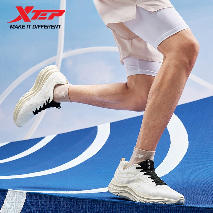 Xtep รองเท้าผู้ชายสำหรับฤดูใบไม้ร่วง สีดำ มีการรองรับและลดแรงกระแทกดี น้ำหนักเบา เหมาะแก่วิ่ง — รองเท้ากีฬา แบรนด์ Xtep ของแท้ 100% เช็คราคาจาก Shopee Lazada thumbnail 6