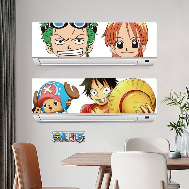 Hanging Air Conditioner One Piece Stickers Anime Bedroom Hanging ...