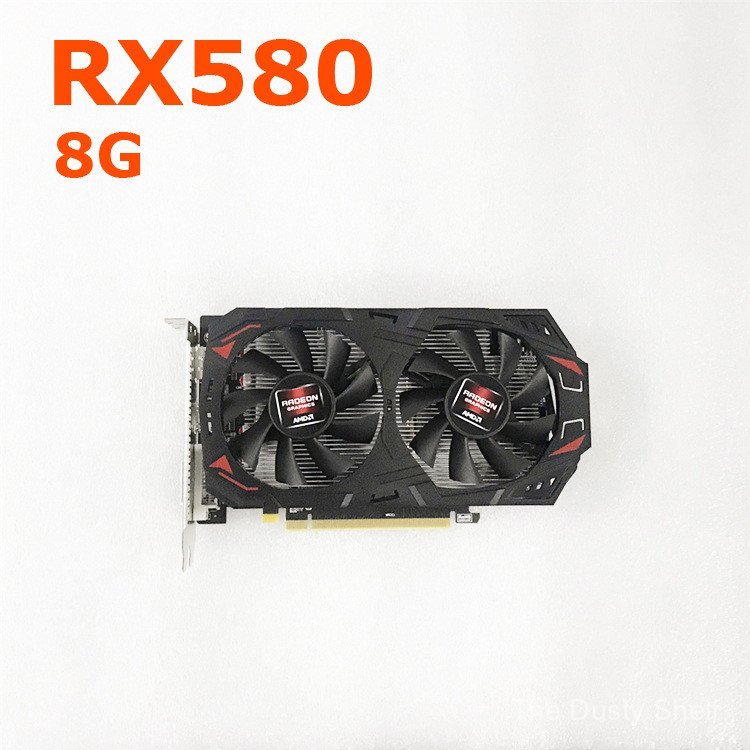 Original AMD RX580 8GB คอมพิวเตอร์เดสก์ท็อปกินไก่เกมกราฟิกการ์ดอิสระ CF ...