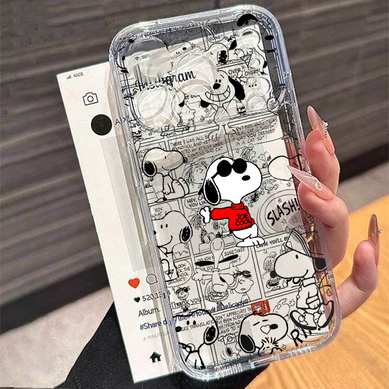 ตลก Snoopy Manga Shell สําหรับ Xiaomi 15T PRO 15T POCO F7 5G X7 Pro X5 ...