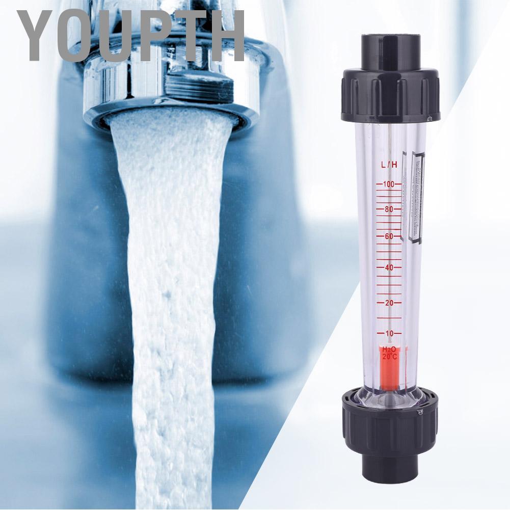 youpth หลอดพลาสติก Flowmeter Liquid Rate Meter อัลคาไลสำหรับใช้ใน ...