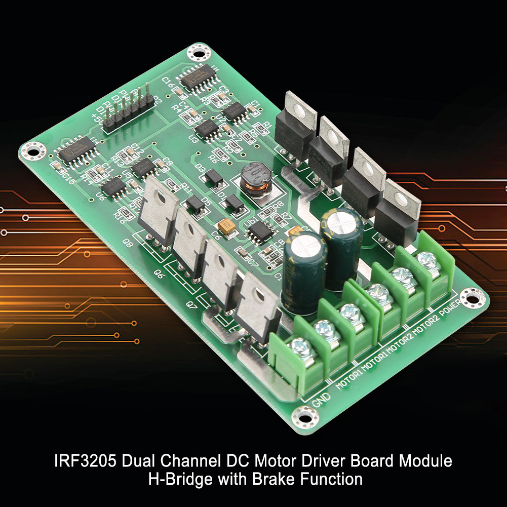 PWM Modulation Motor Driver เทคโนโลยีไฟฟ้าเบรก DC แบบ Dual Channel ...