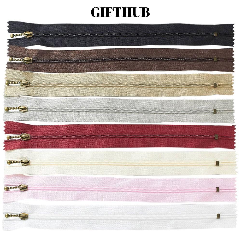 LULLABY 10 ชิ้น Round Bead Modeling Zipper, Handmade Replacement 3 ...