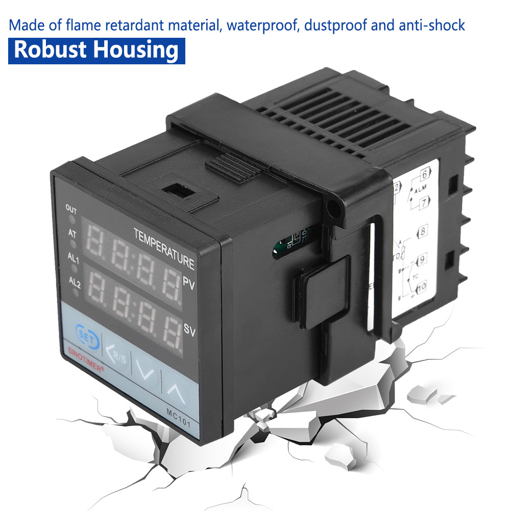 MC101 Digital PID Temperature Controller ชิปสูงรีเลย์ SSR เอาต์พุต ...