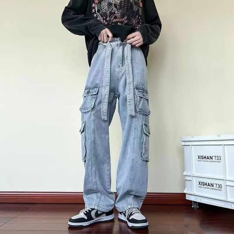 Paul Fitzgerald Hulu Overall สำหรับเยาวชน แบบสีทึบ มีหลายกระเป๋า ...