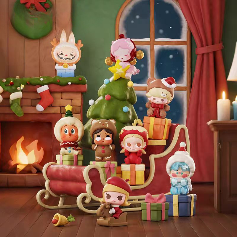 PopBean Crybaby Skullpanda Dimoo Twinkle Christmas Gift Delivery Series ...