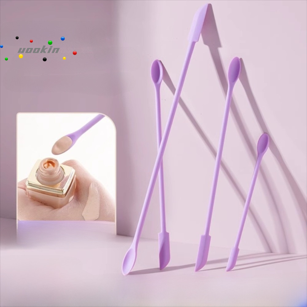 UOOKIN 3 ชิ้น/เซ็ต Foundation Scraper, Soft ซิลิโคนขวดเปล่า Scraper,ที่ ...