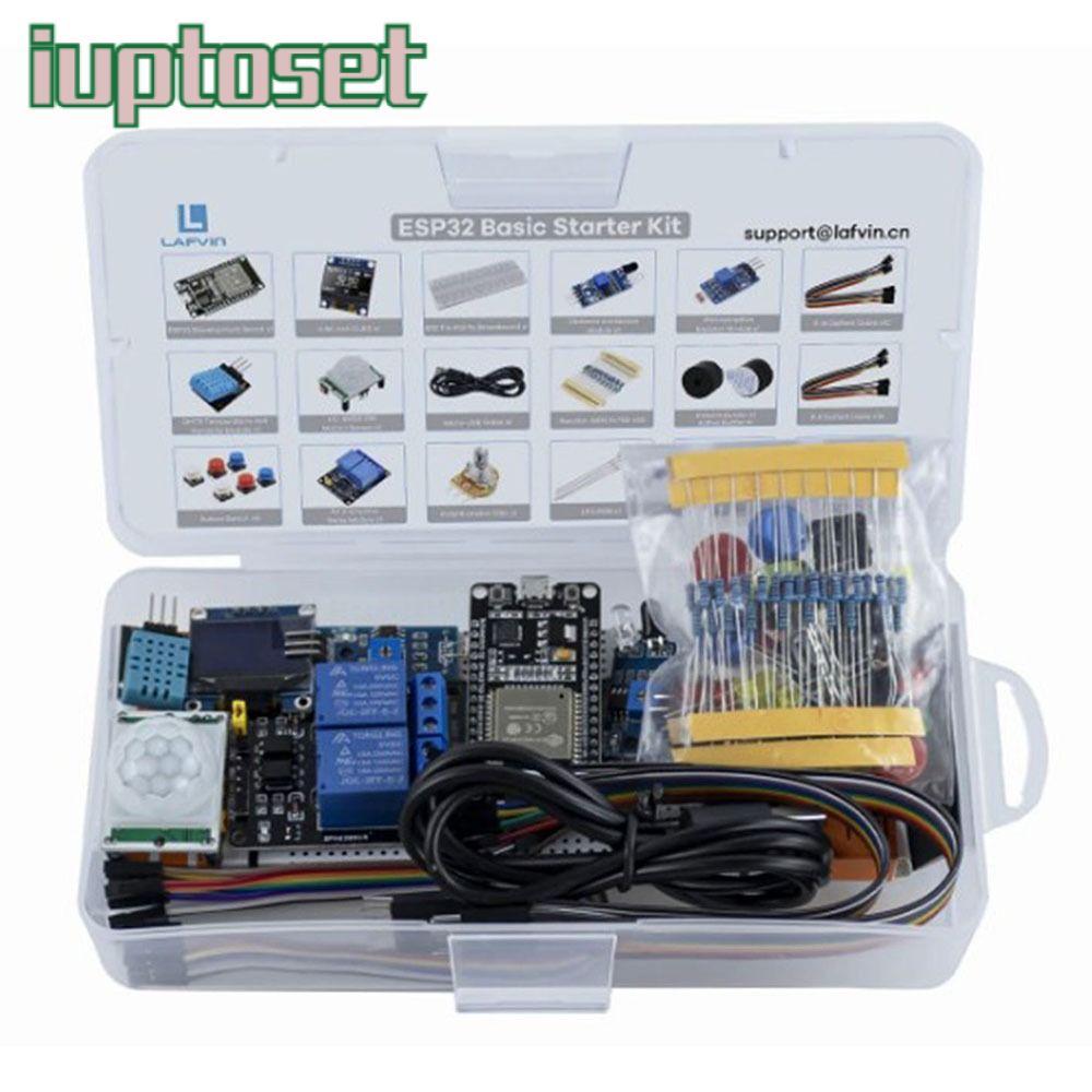 IUPTOSET ESP32 ชุดเริ่มต้น, ชุดเริ่มต้นบอร์ดพัฒนามืออาชีพ, ชุดบอร์ด ...