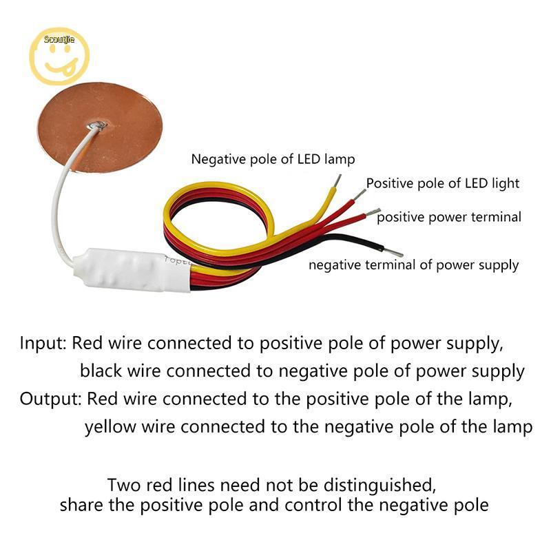 ScoutJie 12v24v Mini Touch Sensor สวิทช์โดยไม่ต้องเปิด Penetrating ไม้ ...